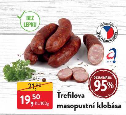 Trefilova masopustní klobása 100g
