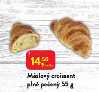 Máslový croissant plně pečený 55 g 