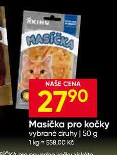 Masíčka pro kočky vybrané druhy 50 g