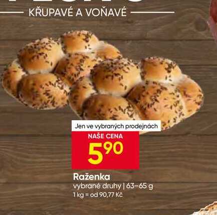 Raženka vybrané druhy 63-65 g