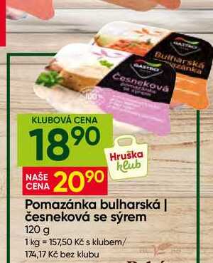 GASTRO česneková se sýrem 120 g