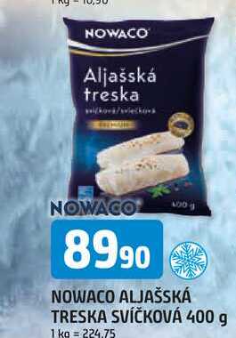 NOWACO ALJAŠSKÁ TRESKA SVÍČKOVÁ 400 g