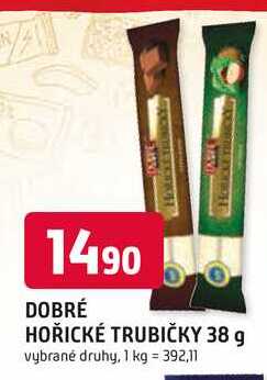 DOBRÉ HOŘICKÉ TRUBIČKY 38 g