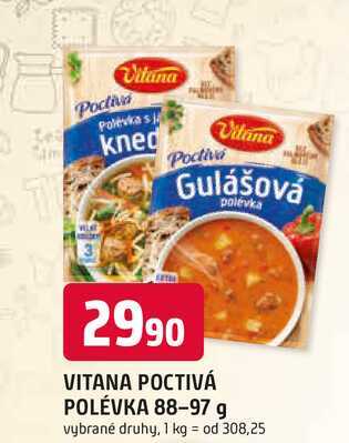 VITANA POCTIVÁ POLÉVKA 88-97 g