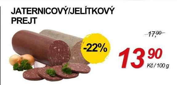 JATERNICOVÝ/JELÍTKOVÝ PREJT, 100 g
