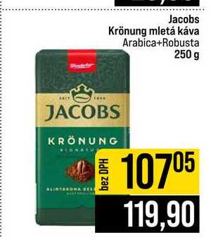 Jacobs Krönung mletá káva Arabica+Robusta 250 g 