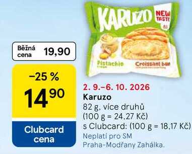 Karuzo, 82 g, více druhů