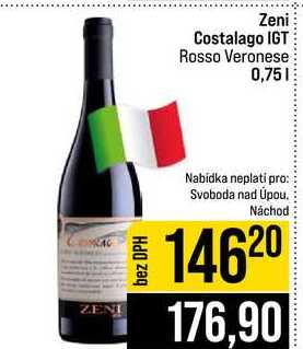 Zeni Costalago IGT Rosso Veronese 0,75l