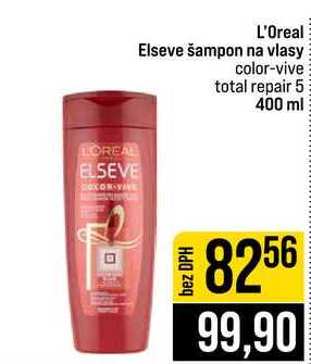 L'Oreal Elseve šampon na vlasy color-vive total repair 5 400 ml