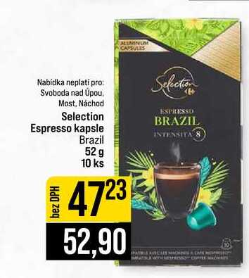 Selection Espresso kapsle Brazil 52 g 10 ks