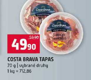COSTA BRAVA TAPAS 70 g vybrané druhy