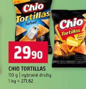 CHIO TORTILLAS 110 g vybrané druhy