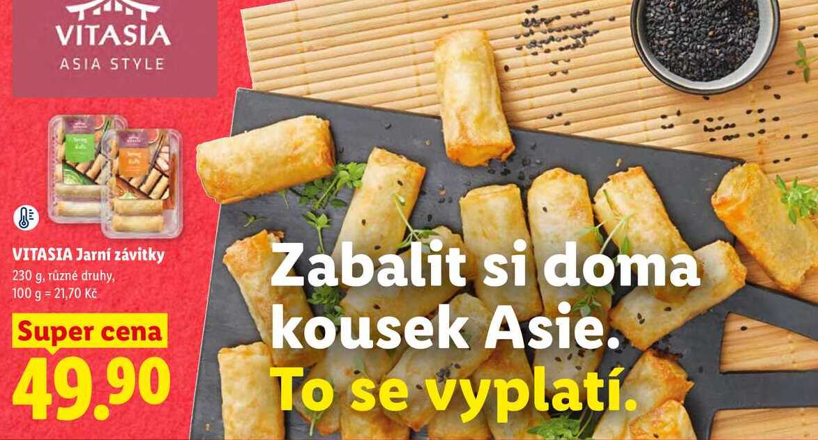 VITASIA Jarní závitky, 230 g, různé druhy