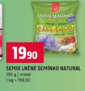 SEMIX LNĚNÉ SEMÍNKO NATURAL 100 g mleté
