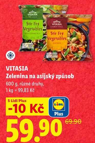 VITASIA Zelenina na asijský způsob, 600 g