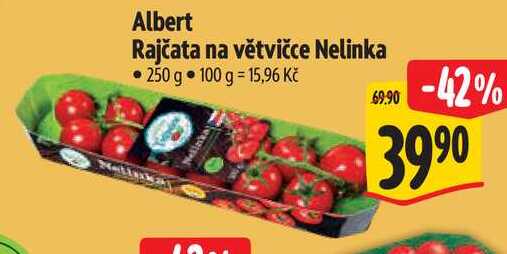 Albert Rajčata na větvičce Nelinka, 250 g