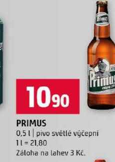 PRIMUS 0,5l pivo světlé výčepni
