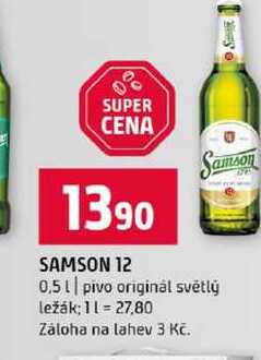 Samson 0,5l pivo originál světlý ležák
