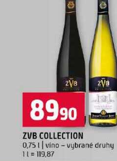ZVB COLLECTION 0,75l vino vybrané druhy