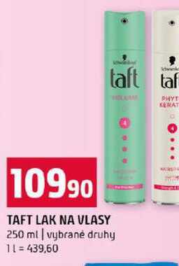 TAFT LAK NA VLASY 250 ml vybrané druhy