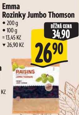 Emma Rozinky Jumbo Thomson, 200 g