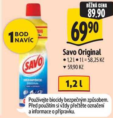 Savo Original, 1,2 l