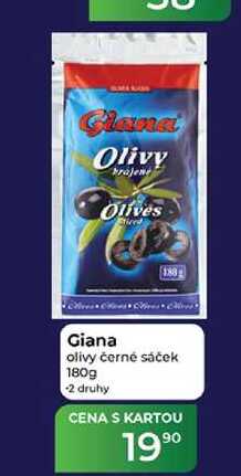 Giana olivy černé sáček 180g