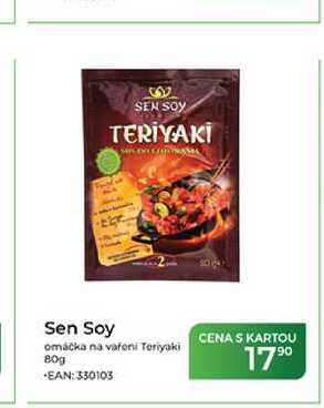Sen Soy omáčka na vaření Teriyaki 80g