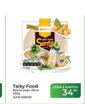Taiky Food Ryžový papír 22cm 300g