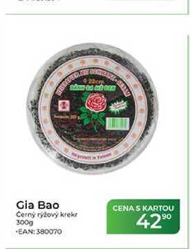 Gia Bao Černý rýžový krekr 300g