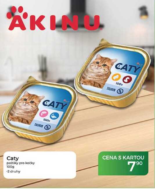 Caty paštiky pro kočky 100g