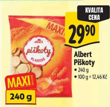 Albert Piškoty, 240 g