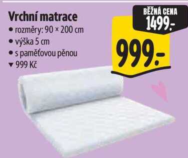 Vrchní matrace 