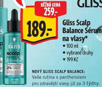 Gliss Scalp Balance Sérum na vlasy, 100 ml