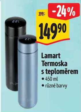 Lamart Termoska s teploměrem 