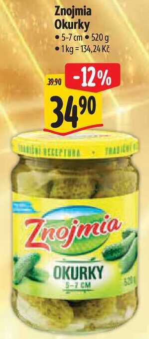 Znojmia Okurky, 520 g