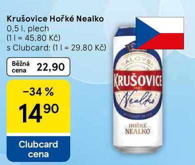 Krušovice Hořké Nealko, 0.5 l
