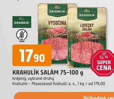KRAHULÍK SALÁM 75-100 g