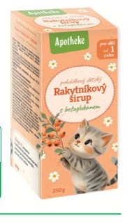 Apotheke dětský Rakytníkový sirup s betaglukanem 250 g