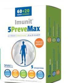 5PreveMax Imunit® nukleotidy + betaglukany 60 + 20 tablet NAVÍC