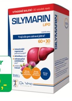 Silymarin Lipo 60 + 30 tobolek NAVÍC