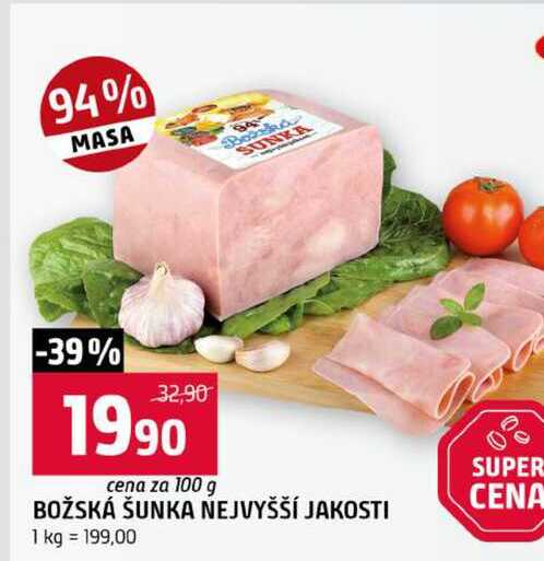 BOŽSKÁ ŠUNKA NEJVYŠŠÍ JAKOSTI 100g