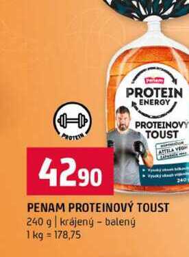 PENAM PROTEINOVÝ TOUST 240 g krájený balený