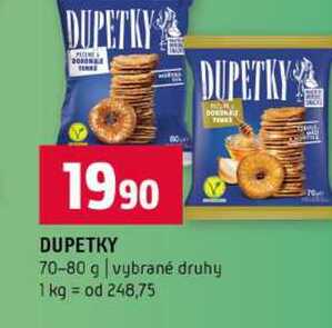 DUPETKY 70-80 g vybrané druhy