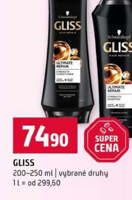 GLISS 200-250 ml vybrané druhy