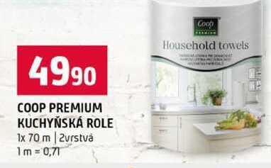 COOP PREMIUM KUCHYŇSKÁ ROLE 1x 70 m 2vrstvá
