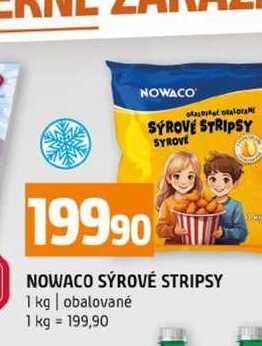 NOWACO SỲROVÉ STRIPSY 1 kg obalované