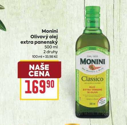 Monini Olivový olej extra panenský 500 ml