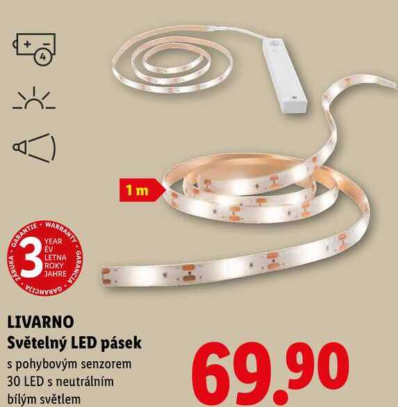 LIVARNO Světelný LED pásek