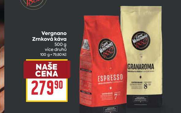 Vergnano Zrnková káva 500 g 